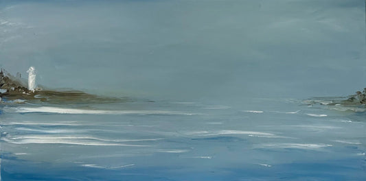 Lighthouse Reflections Blue - SOLD