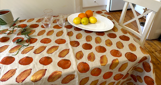 Tablecloth Oranges and Lemons