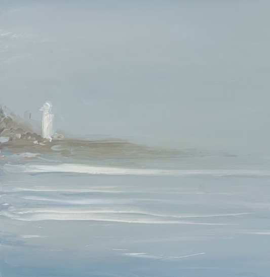Lighthouse Reflections Blue - SOLD