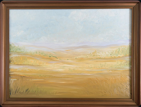 Golden Wheatfields Framed