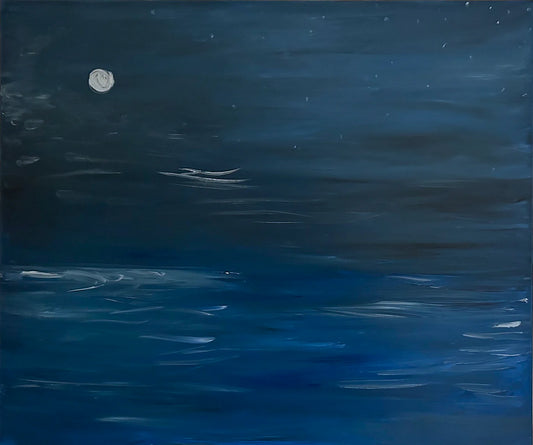 Midnight Moonscape - SOLD